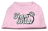 Team Bride Screen Print Shirt Light Pink XS (8)