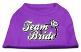 Team Bride Screen Print Shirt Purple XS (8)