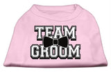 Team Groom Screen Print Shirt Light Pink Lg (14)