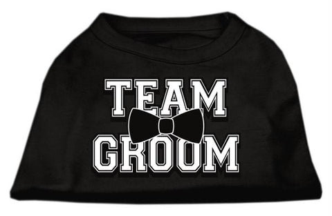 Team Groom Screen Print Shirt Black XL (16)