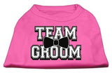 Team Groom Screen Print Shirt Bright Pink XS (8)