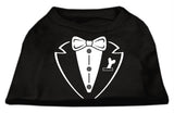 Tuxedo Screen Print Shirt Black Med (12)