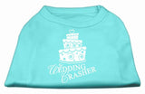 Wedding Crasher Screen Print Shirt Aqua XS (8)