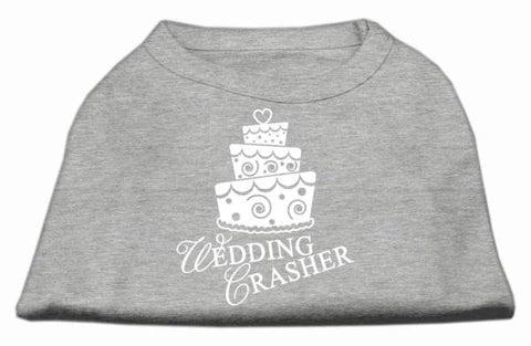 Wedding Crasher Screen Print Shirt Grey XS (8)