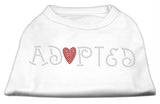 Adopted Rhinestone Shirt White L (14)