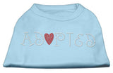 Adopted Rhinestone Shirt Baby Blue XS (8)