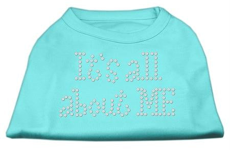 It's All About Me Rhinestone Shirts Aqua L (14)