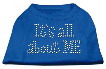 It's All About Me Rhinestone Shirts Blue Lg (14)