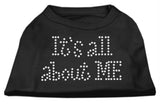 It's All About Me Rhinestone Shirts Black M (12)