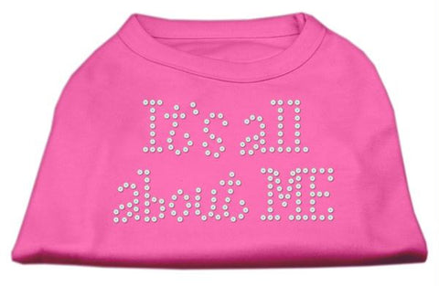 It's All About Me Rhinestone Shirts Bright Pink M (12)