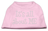 It's All About Me Rhinestone Shirts Light Pink XS (8)