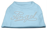 Angel Rhinestud Shirt Baby Blue L (14)