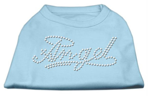 Angel Rhinestud Shirt Baby Blue L (14)