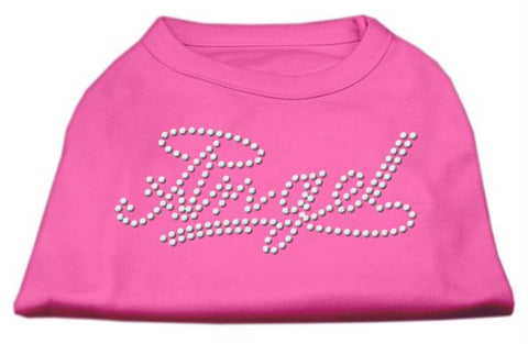 Angel Rhinestud Shirt Bright Pink S (10)