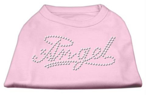 Angel Rhinestud Shirt Light Pink S (10)