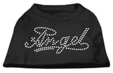 Angel Rhinestud Shirt Black XS (8)