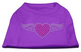 Aviator Rhinestone Shirt Purple L (14)