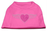 Aviator Rhinestone Shirt Bright Pink XS (8)