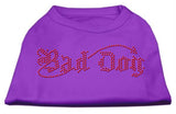 Bad Dog Rhinestone Shirts Purple S (10)