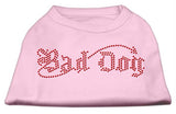 Bad Dog Rhinestone Shirts Light Pink XS (8)