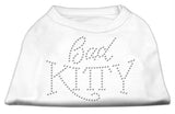 Bad Kitty Rhinestud Shirt White XS (8)