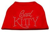 Bad Kitty Rhinestud Shirt Red XXL (18)