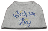 Birthday Boy Rhinestone Shirts Grey L (14)