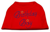 Birthday Boy Rhinestone Shirts Red XL (16)