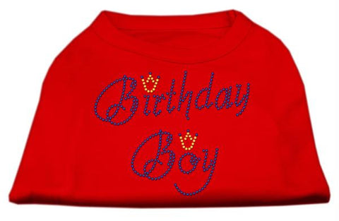 Birthday Boy Rhinestone Shirts Red XL (16)