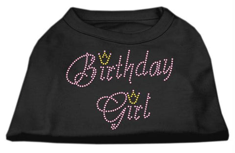 Birthday Girl Rhinestone Shirt Black L (14)