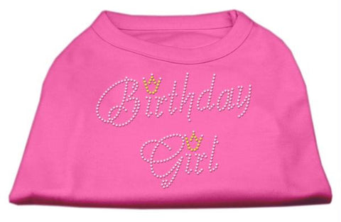 Birthday Girl Rhinestone Shirt Bright Pink S (10)