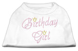 Birthday Girl Rhinestone Shirt White XS (8)