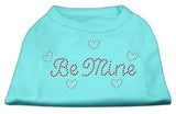 Be Mine Rhinestone Shirts Aqua XS (8)