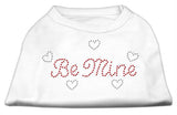 Be Mine Rhinestone Shirts White XS (8)