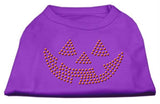 Jack O' Lantern Rhinestone Shirts Purple L (14)