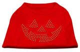 Jack O' Lantern Rhinestone Shirts Red L (14)