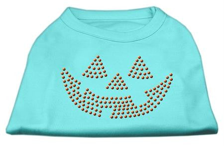 Jack O' Lantern Rhinestone Shirts Aqua S (10)