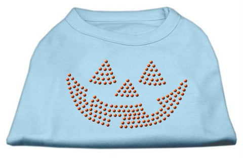 Jack O' Lantern Rhinestone Shirts Baby Blue XS (8)