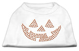 Jack O' Lantern Rhinestone Shirts White XS (8)