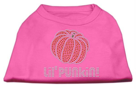 Lil' Punkin' Rhinestone Shirts Bright Pink L (14)