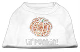 Lil' Punkin' Rhinestone Shirts White L (14)