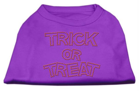 Trick or Treat Rhinestone Shirts Purple L (14)