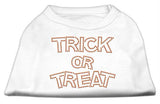 Trick or Treat Rhinestone Shirts White M (12)