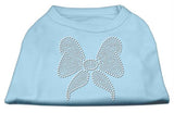 Rhinestone Bow Shirts Baby Blue XS (8)