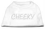 Cheeky Rhinestone Shirt White XXXL(20)