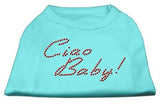 Ciao Baby Rhinestone Shirts Aqua L (14)