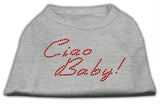 Ciao Baby Rhinestone Shirts Grey M (12)