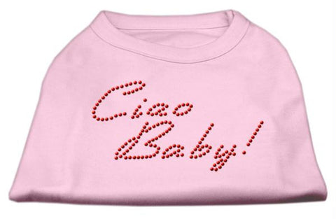 Ciao Baby Rhinestone Shirts Light Pink XL (16)