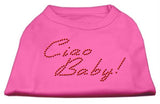 Ciao Baby Rhinestone Shirts Bright Pink XS (8)