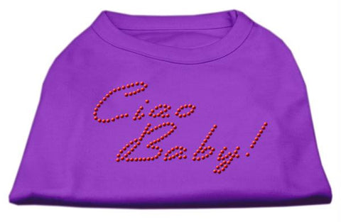 Ciao Baby Rhinestone Shirts Purple XS (8)